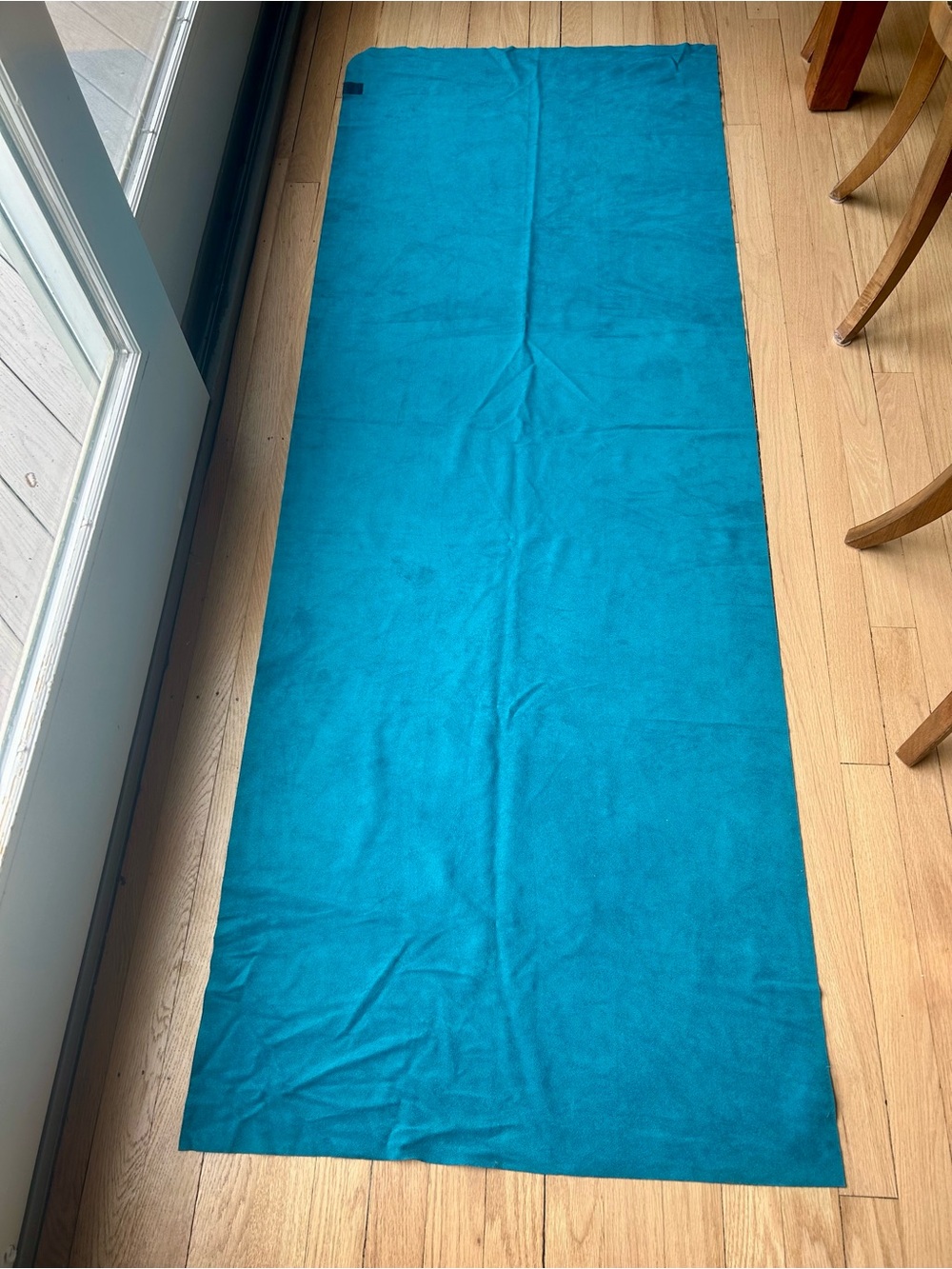 Lululemon athletica Teal Blue Yoga Towel